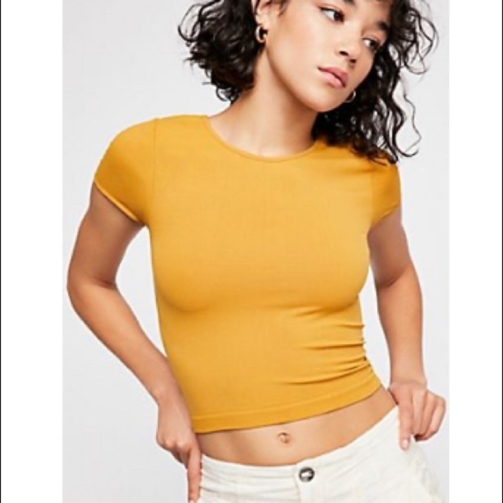 FREE PEOPLE Cap Sleeve Seamless Cami